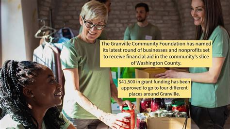 Four more grants handed out to Granville community